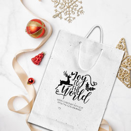 Sello De Caucho Alegría por el mundo, Feliz Navidad en familia gra