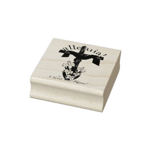 Sello De Caucho Aleluia Cristo ha ascendido