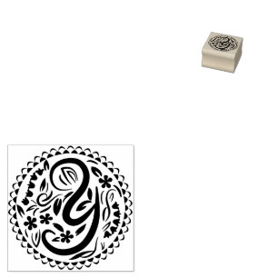 Sello De Caucho Alfabeto Y