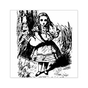 Sello De Caucho Alicia en el país de las maravillas