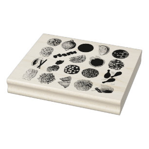 Sello De Caucho Alimentos indios degustan comida del Ilustracion i