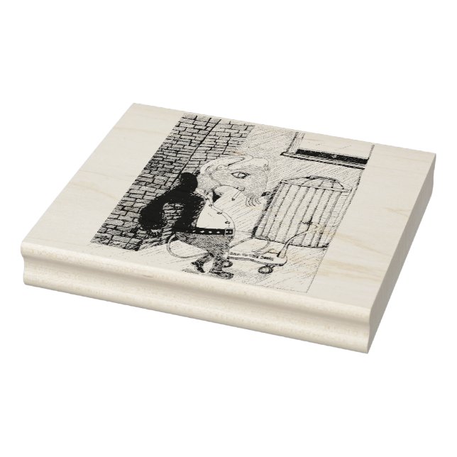 Sello De Caucho Alleyway Rat 🐀 (Sello)