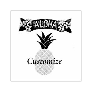 Sello De Caucho Aloha Pineapple Thunder_Cove