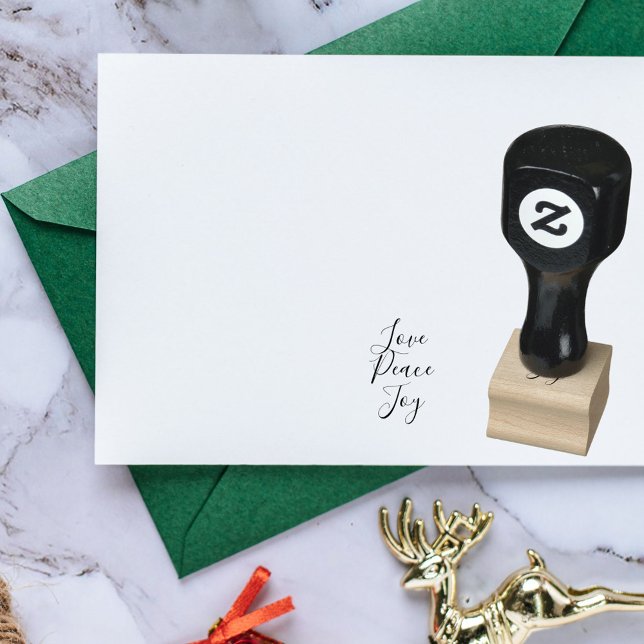 Sello De Caucho Amar la paz alegría de los Navidades Inspiradores  (Subido por el creador)