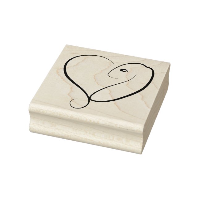 Sello De Caucho Amor conejo (Sello)