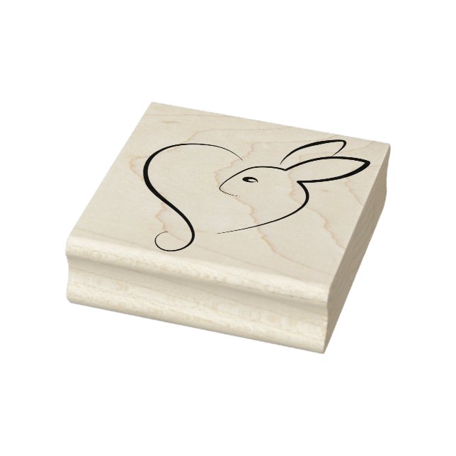 Sello De Caucho Amor conejo (Sello)