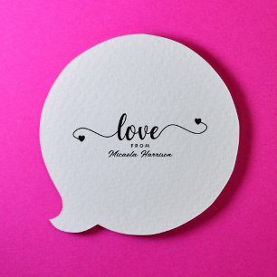 Sello De Caucho Amor Personalizado De