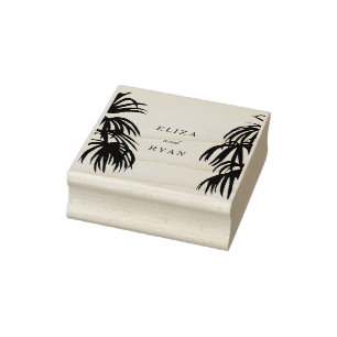 Sello De Caucho Amor/sello tropical