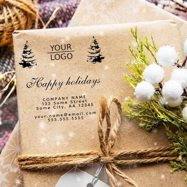 Sello De Caucho Añadir promoción de árbol de Navidad de Personaliz (Subido por el creador)