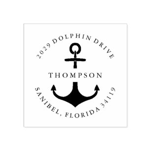 Sello De Caucho Ancla náutica