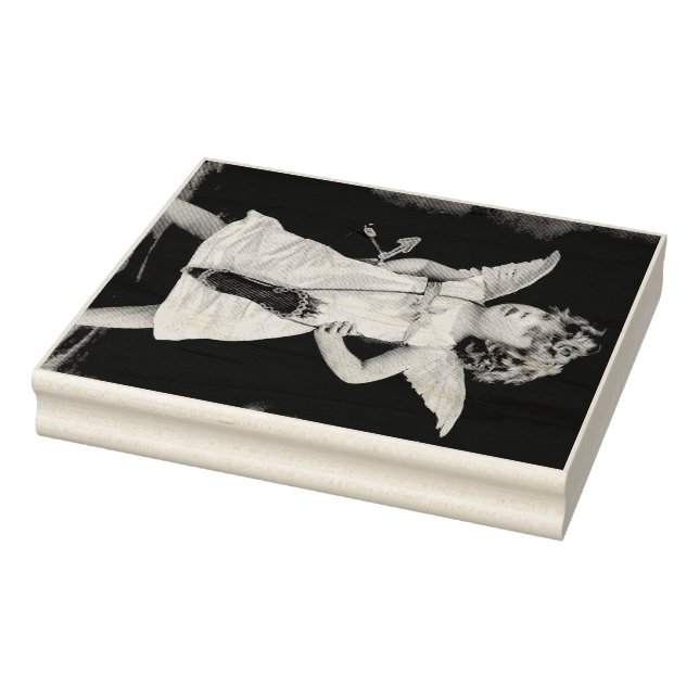 Sello De Caucho Angry Cupid (Sello)