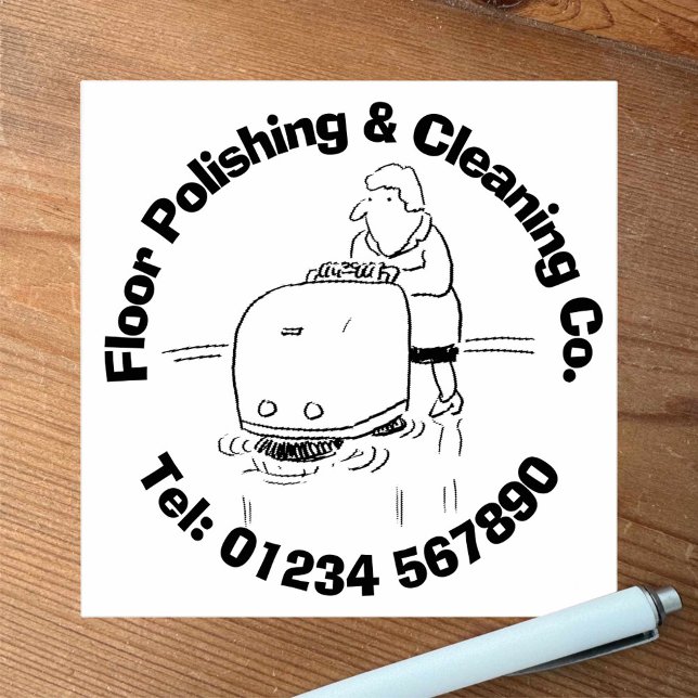 Sello De Caucho Anijamiento y limpieza de suelos industriales (Subido por el creador)