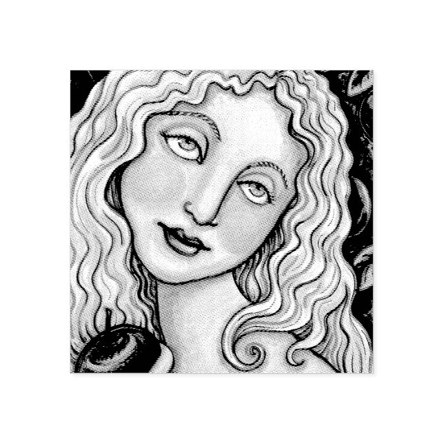Sello De Caucho APPLE Y EVE FOLK ART, EDEN RUBBER STAMP *Personali (Impresión)