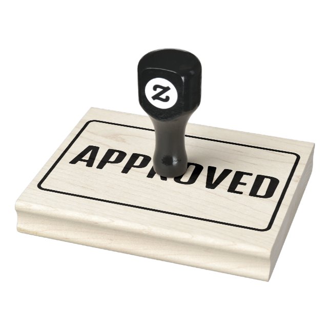 SELLO DE CAUCHO APROBADO (Sello)