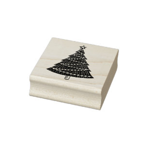 Sello De Caucho Árbol de navidad