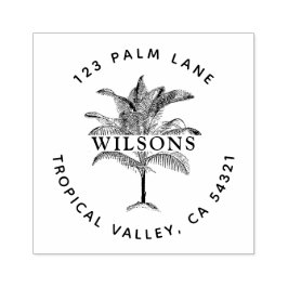 Sello De Caucho Árbol de palma