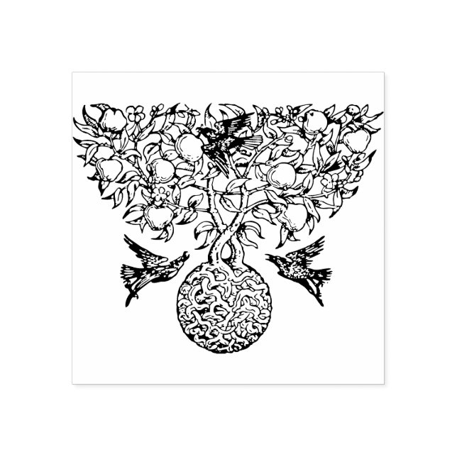 Sello De Caucho Árbol de vida (Impresión)