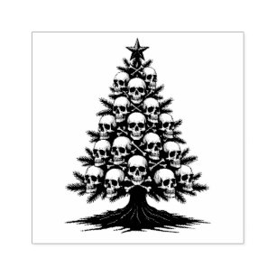 Sello De Caucho Árbol gótico de Navidad II