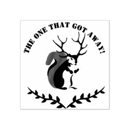 Sello De Caucho Ardilla Negra Con Antómetro De Diez Puntos