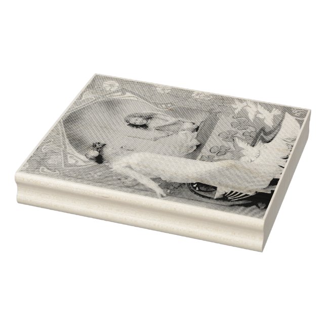 Sello De Caucho Art Nouveau Valentine de 1904 (Sello)