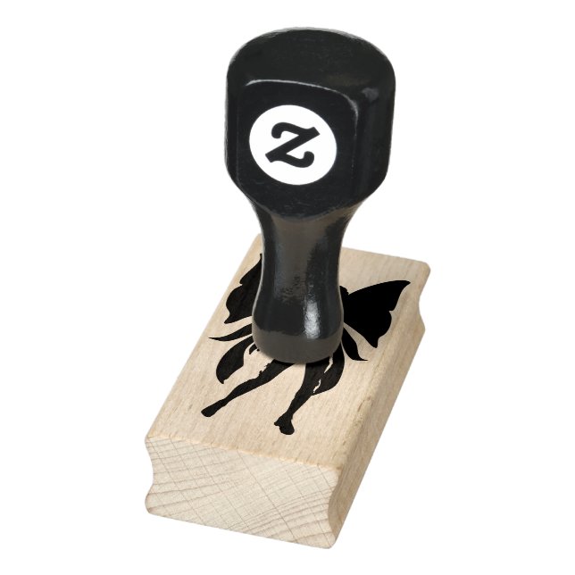 Sello De Caucho Arte de fantasía de chica de hadas (Sello)