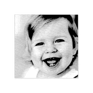 Sello De Caucho Arte de Foto de Cara de Retrato