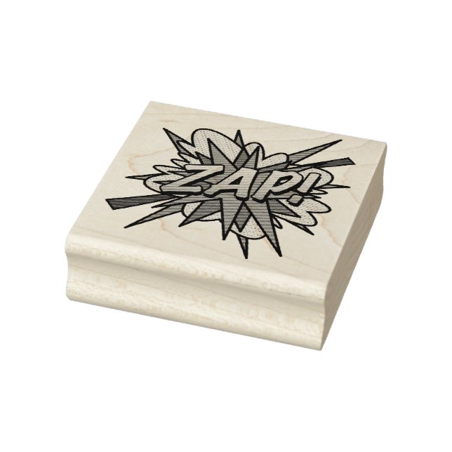 Sello De Caucho Arte Pop Comic Fun Retro ZAP (Sello)