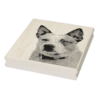 Sello De Caucho Australian Cattle Dog Gummistempel