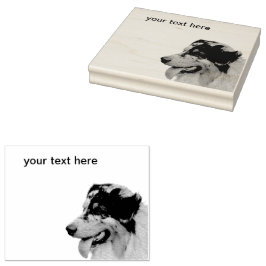 Sello De Caucho Australian Shepherd