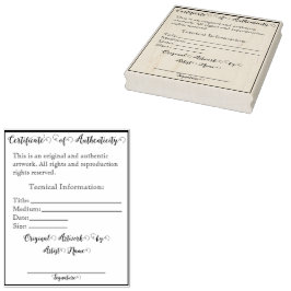 Sello De Caucho Autenticación de imágenes de personalizable Imprim