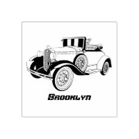 Auto amarillo clásico 1931