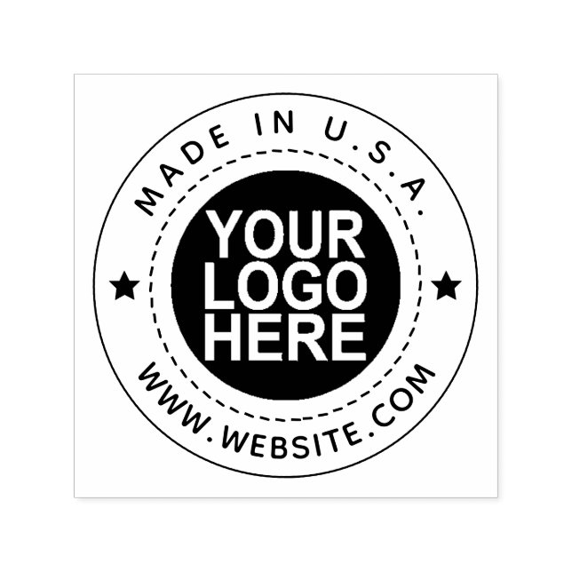 Sello de caucho autoinfiltrado hecho en el país de (Diseño)