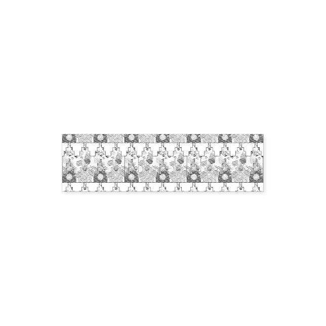 Sello de caucho automático (Diseño)