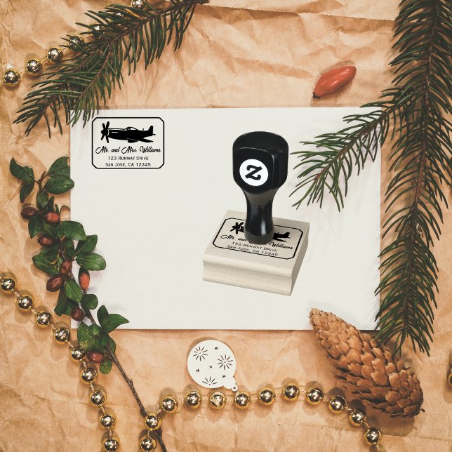 Sello De Caucho Avión piloto Guay P-51 de Mustang (Subido por el creador)