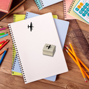 Sello De Caucho Avión Vintage B-17 Aviación Militar