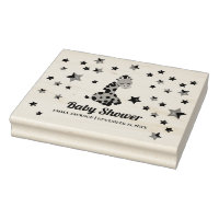 Baby Shower de guijarros y estrellas neutrales de