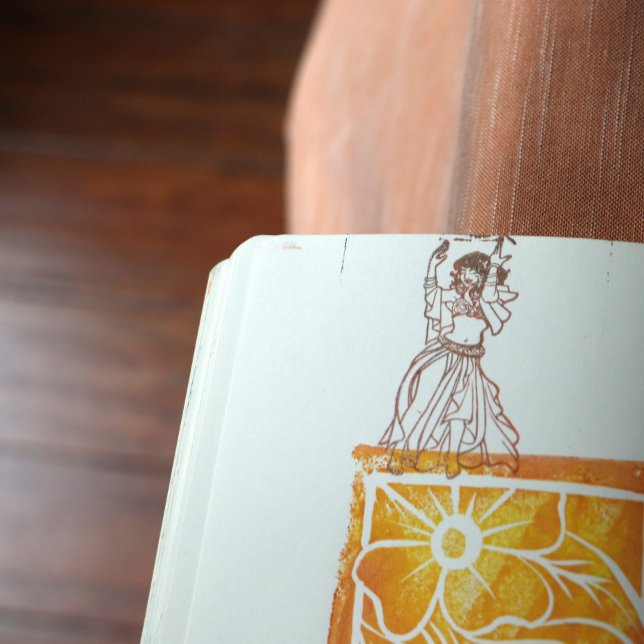 Sello De Caucho Bailarín Belly rosa (Subido por el creador)