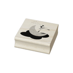 Sello De Caucho Bailarina