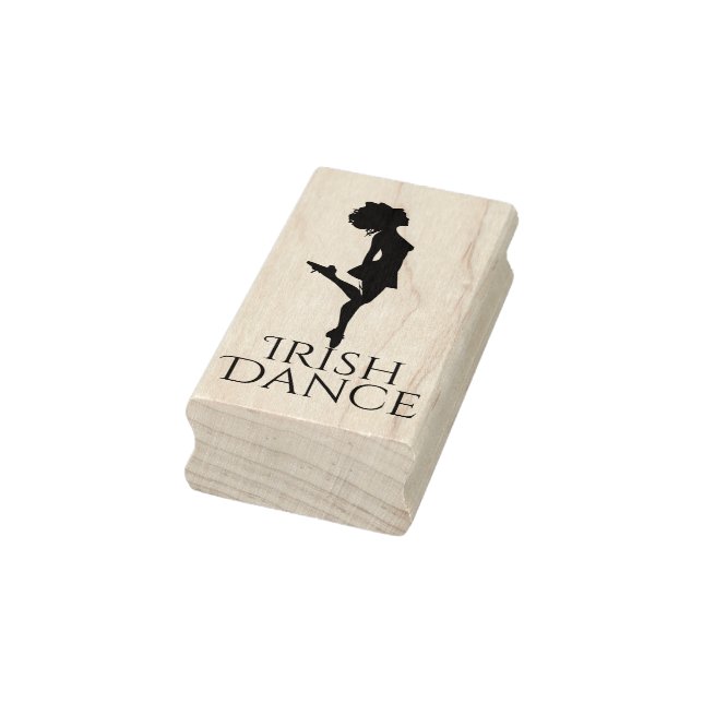Sello De Caucho Bailarina irlandesa zapato duro bailando danza bla (Sello)