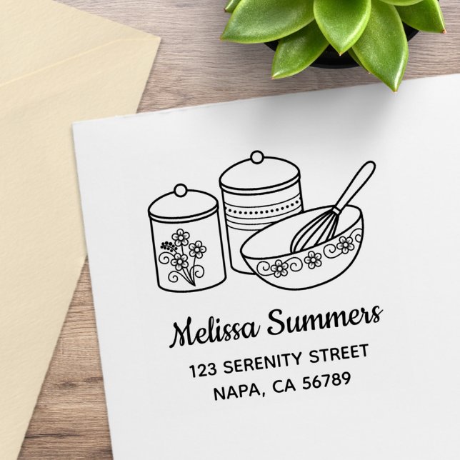 Sello De Caucho Baking - Mezcla de Bowl, Whisker, dirección de lat (Subido por el creador)