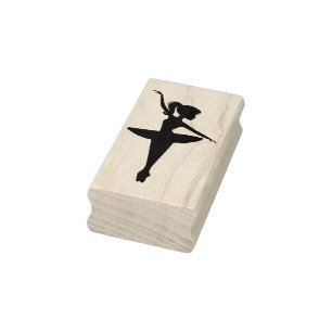 Sello De Caucho Ballerina Chica