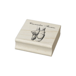 Sello De Caucho Ballerina pies en Pointe #1 Lt Pink