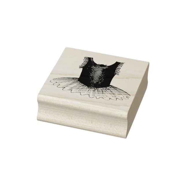 Sello De Caucho Ballet Ballerina Tutu Dance Disfraz Recital (Sello)