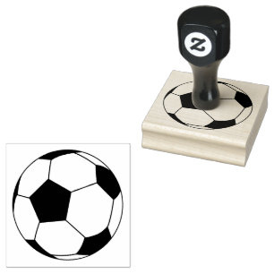 Sello De Caucho Balón de fútbol