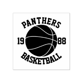 Sello De Caucho Baloncesto de equipo
