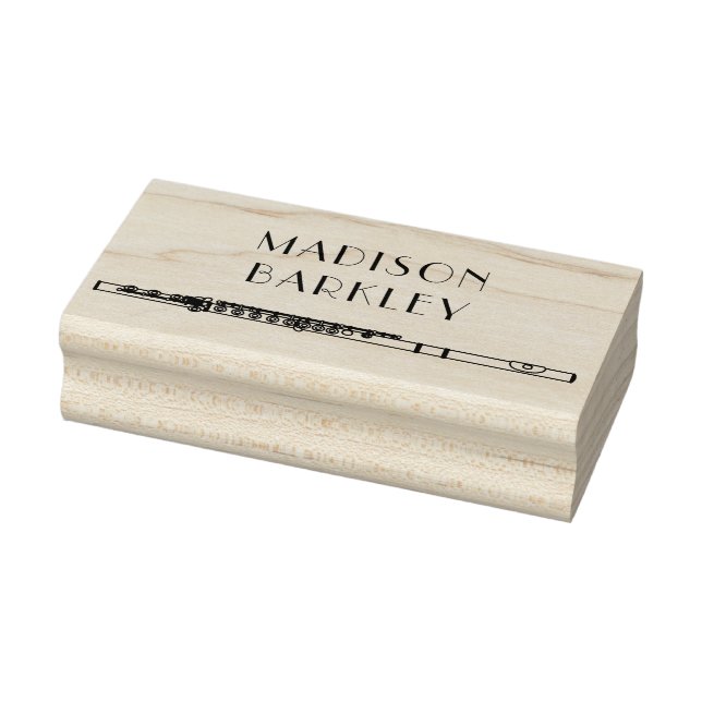 Sello De Caucho Banda de profesores de música flautista (Sello)