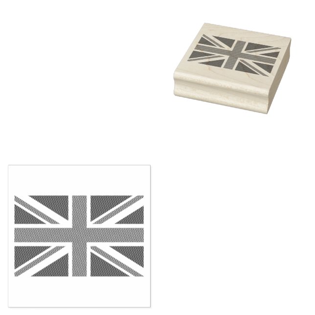 Sello De Caucho Bandera británica de moda (Sellado)