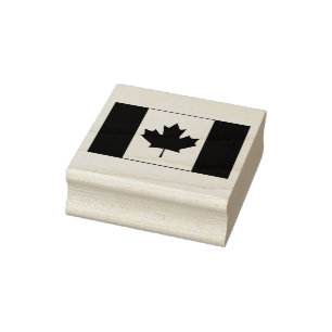 Sello De Caucho Bandera de Canadá
