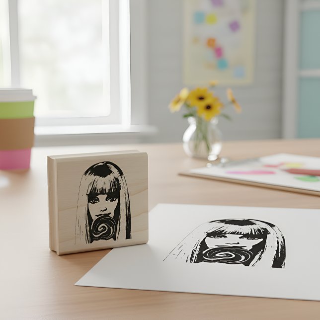 Sello De Caucho Barb Rubber Stamp (Subido por el creador)
