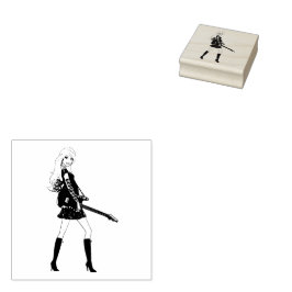 Sello De Caucho Barbie Rubber Stamp